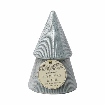 Cypress + Fir Silver Tree - 7 oz Candle