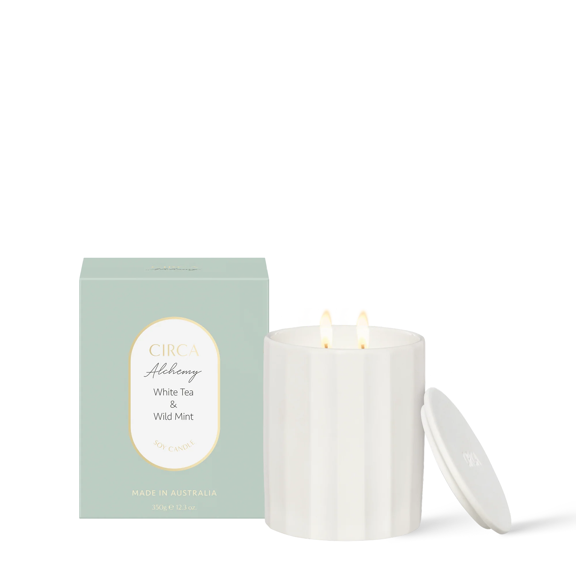 White Tea and Wild Mint 350g Candle