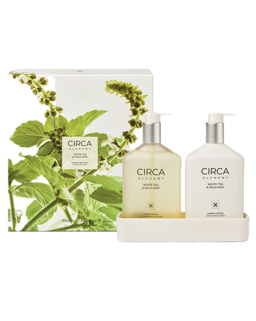 900ml Hand Care Duo - Alchemy - WHITE TEA & WILD MINT