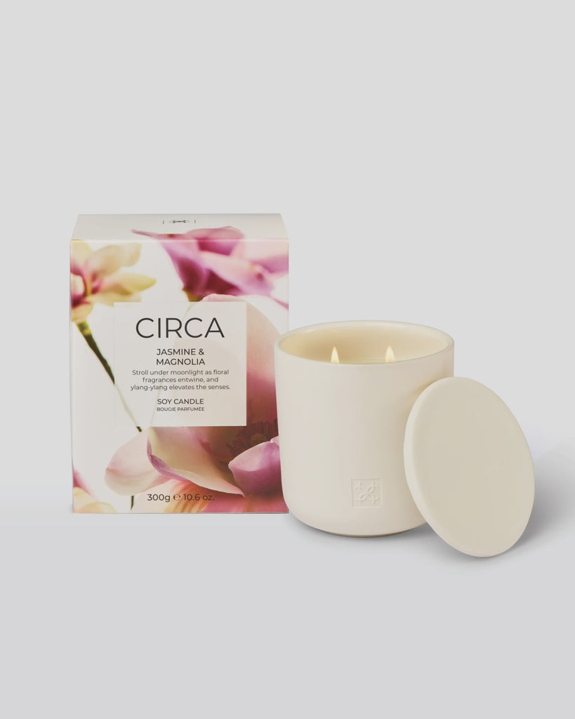 300g Candle - JASMINE & MAGNOLIA