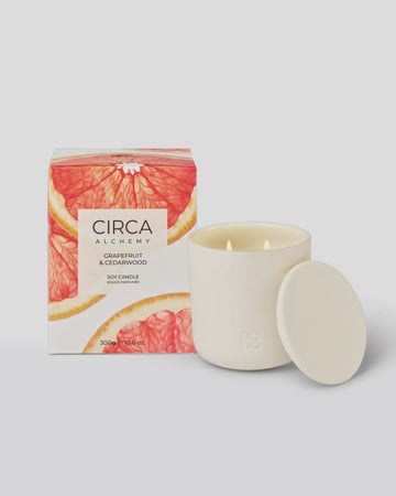 300g Candle - Alchemy - GRAPEFRUIT & CEDARWOOD