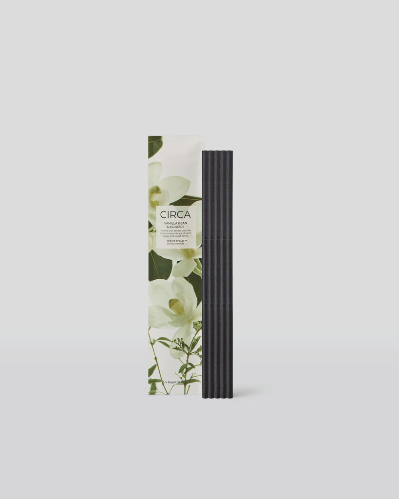 5 Replacement Scent Stems - VANILLA BEAN & ALLSPICE