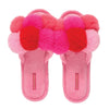 Pom Pom Slippers - Cosy Luxe - Multi Pink