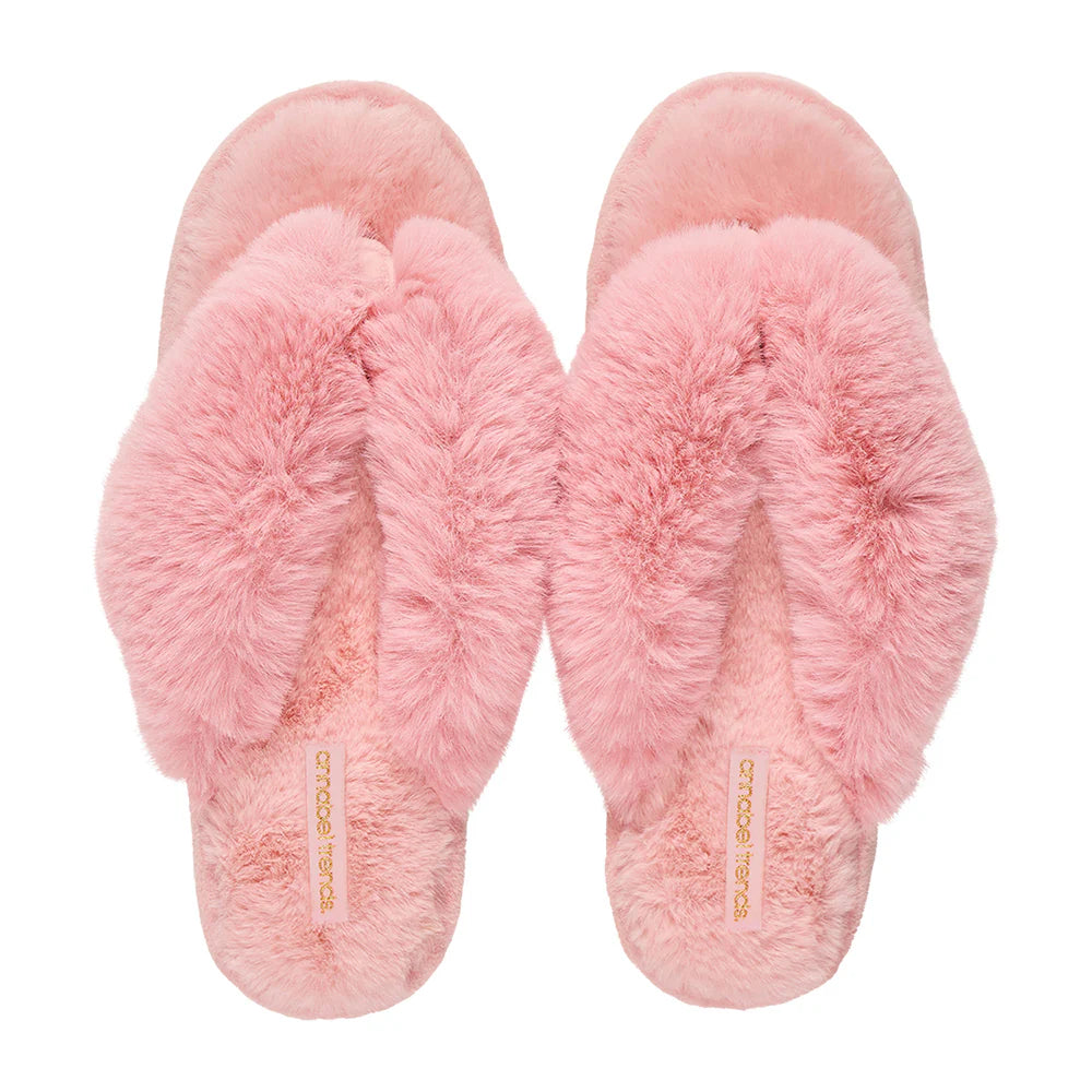 Cosy Luxe Thongs - Pink Lemonade
