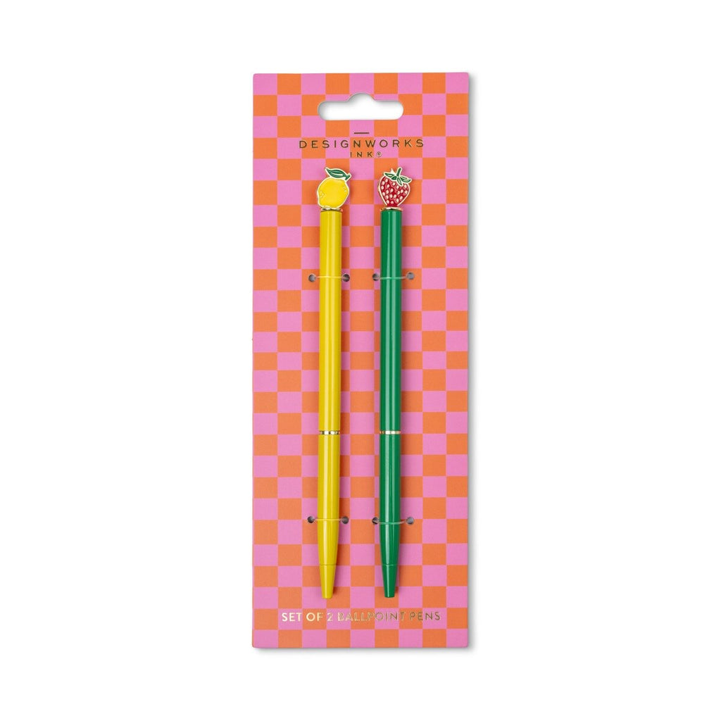 Metal Ballpoint Icon Pen - Fruit