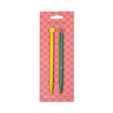 Metal Ballpoint Icon Pen - Fruit