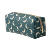Vegan Leather Pouch - Teal Moon