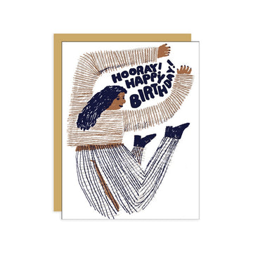 Egg Press - Single Card - Hooray Birthday