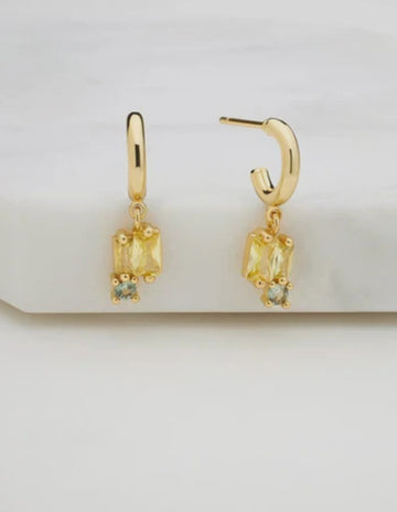 Elenore Earring - Olive (7253)