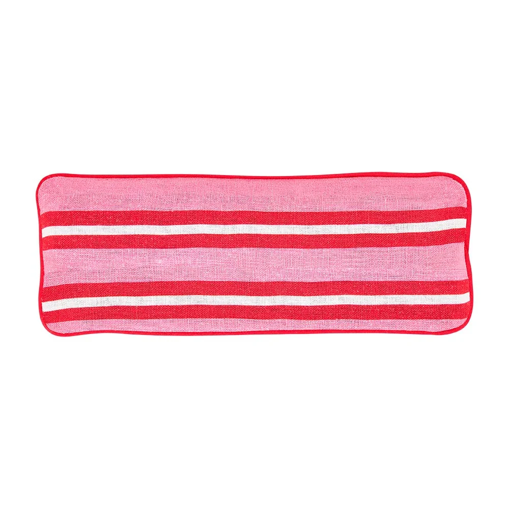 Eye Rest Pillow - Red Pink Stripe
