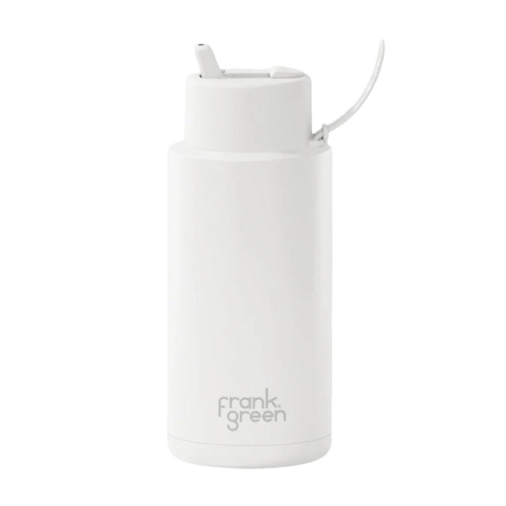 Ceramic Reusable Bottle 34oz Cloud