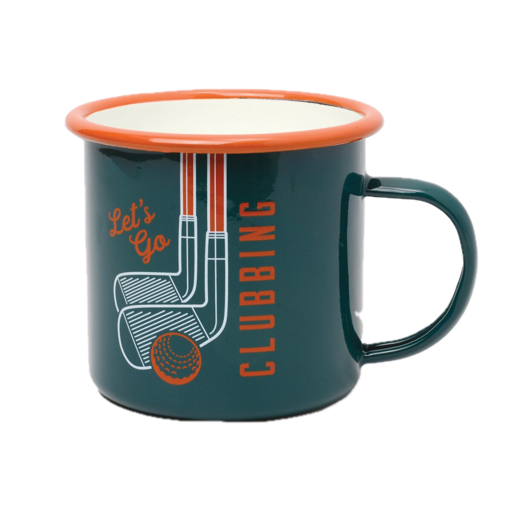 Golf Enamel Mug 500ml