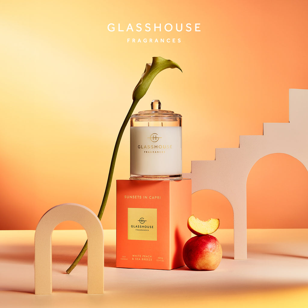 GF 380g SUNSETS IN CAPRI Candle
