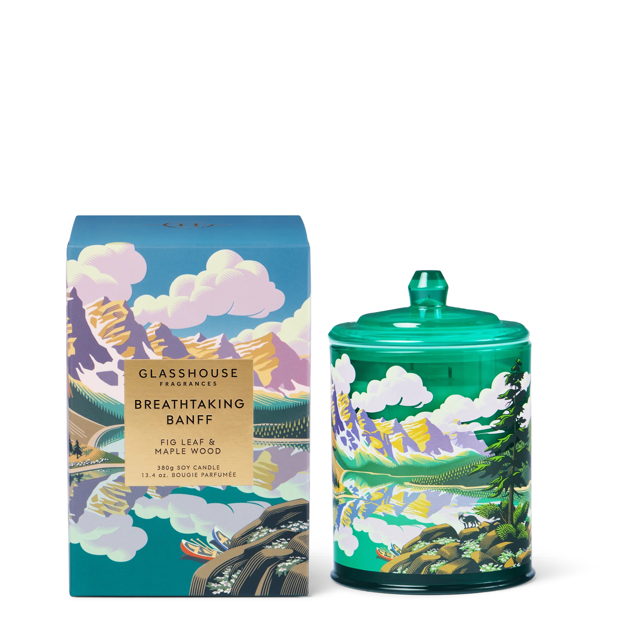 380g Triple Scented Soy Candle - Breathtaking Banff