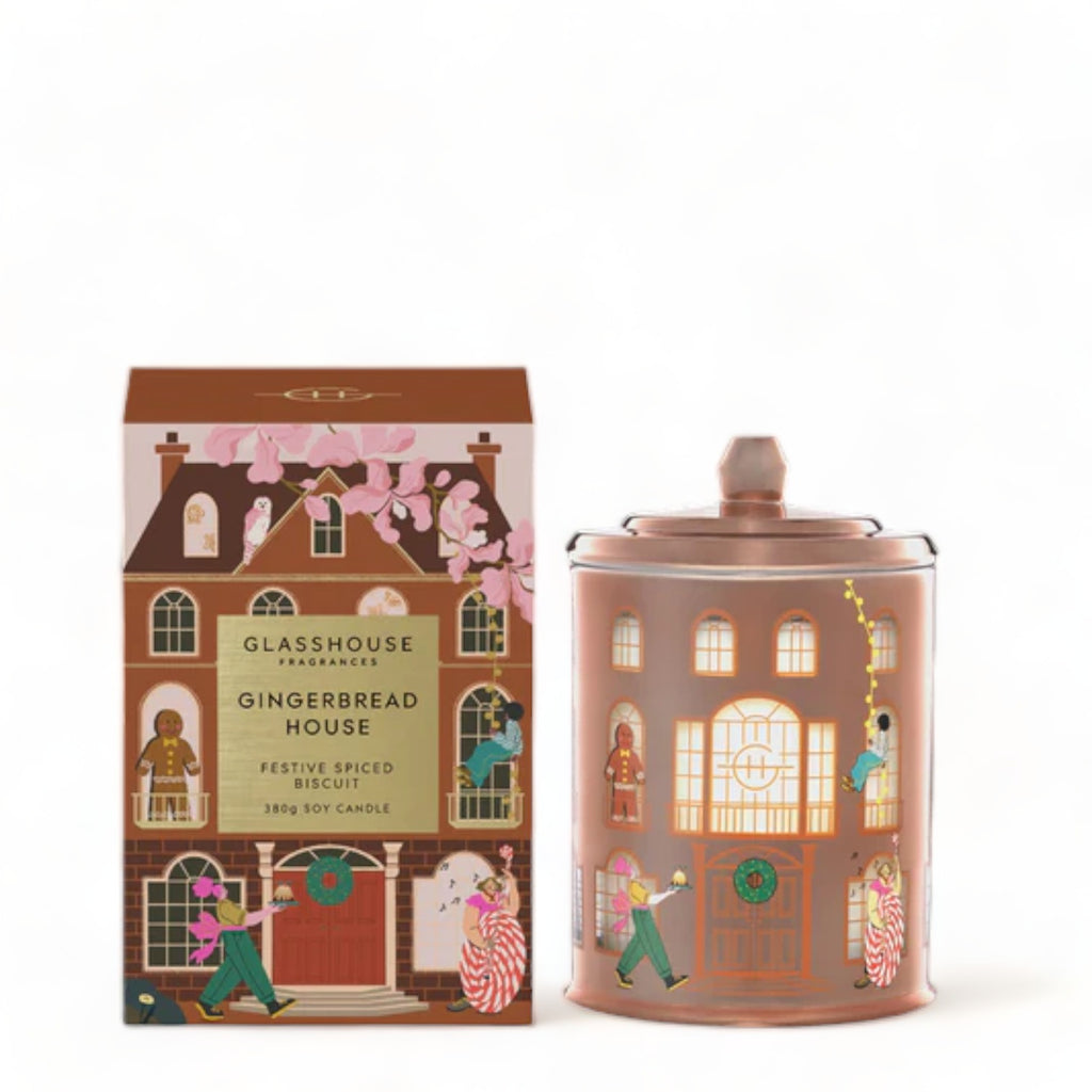Gingerbread House - Festive Spiced Biscuit -380g Triple Scented Soy Candle