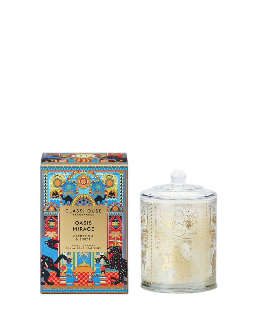 Oasis Mirage - Cardamon & Suede - 380g Candle