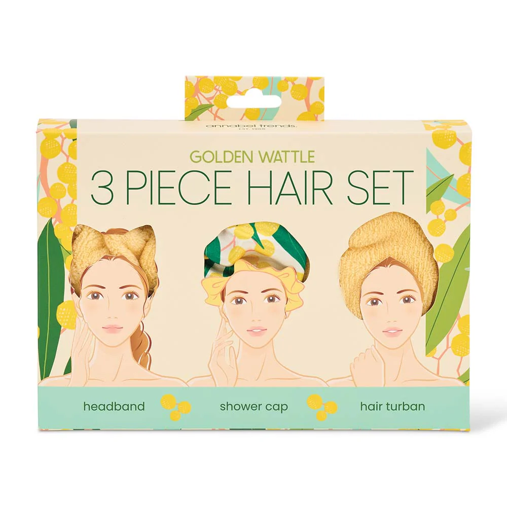 Golden Wattle - 3PC Hair Set