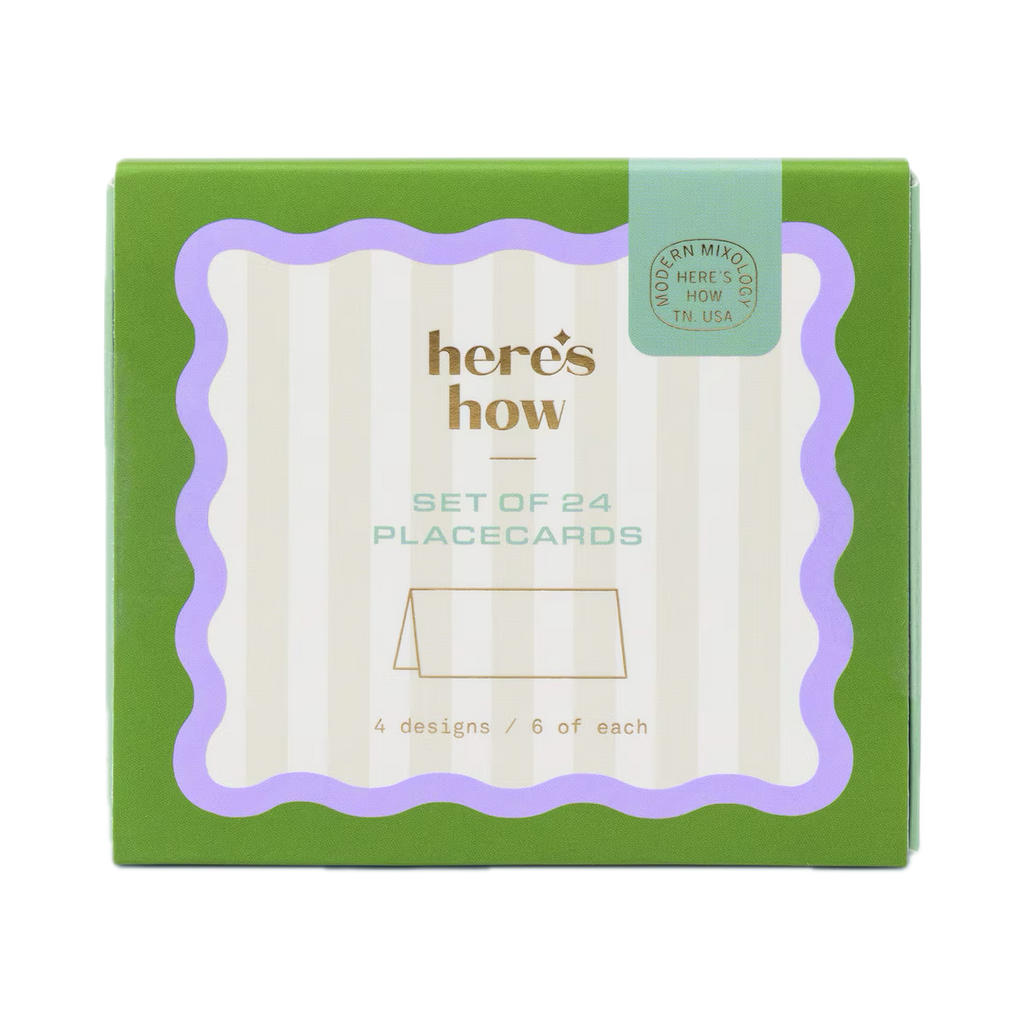 Placecards - Set of 24 Stripes