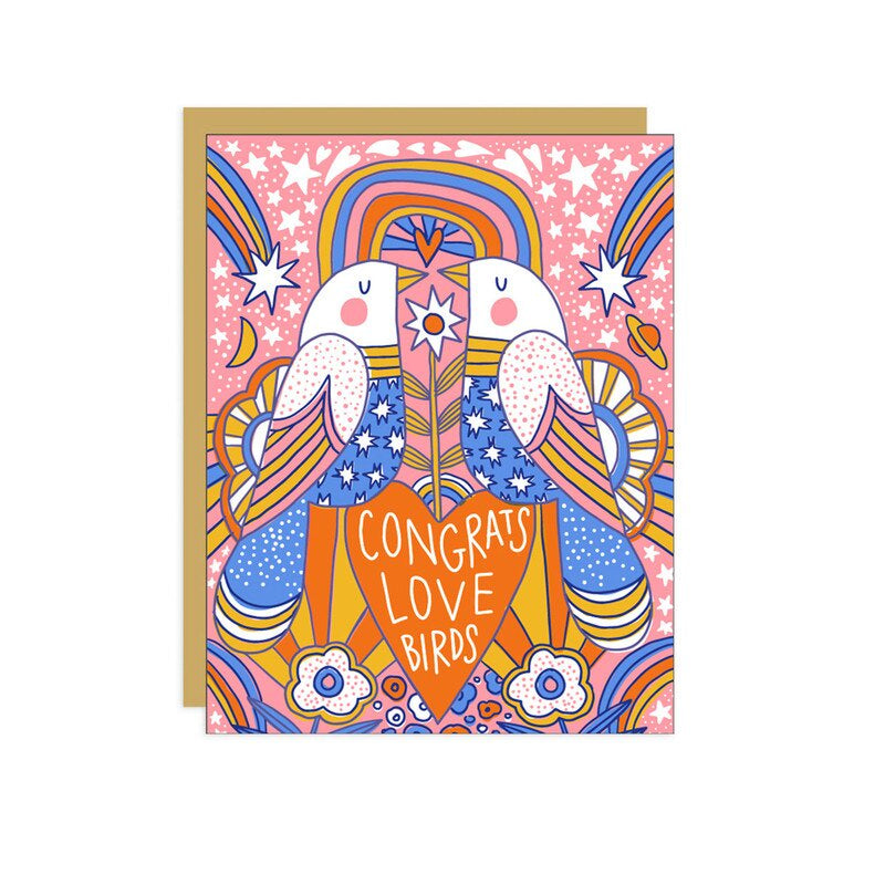 Hello Lucky - Single Card - Love Birds