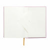 Hard Cover Suede Cloth Journal With Pocket -  Notes Lilac