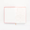 Hard Cover Suede Cloth Journal with Pocket - Radiant Rays