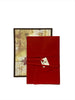 Wrap Leather Journal Medioevalis Red Large