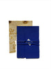 Wrap Leather Journal Medioevalis - Royal Blue Large 17 * 25cm