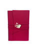 Wrap Leather Journal Medioevalis Large Fucsia