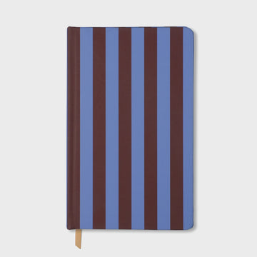 Soft Touch Journal - Purple + Nutmeg Stripe
