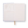 Tulip Journal - Blue Lattice