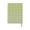 Tulip Jumbo Journal - Green Lattice