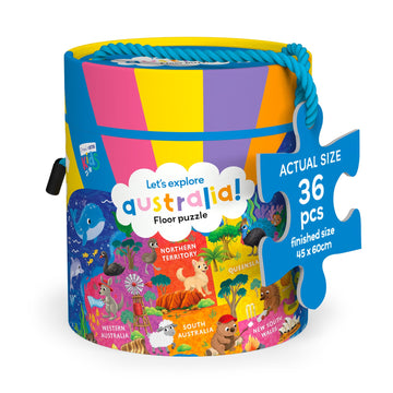Kids 36pc Floor Puzzle: Let's Explore Australia