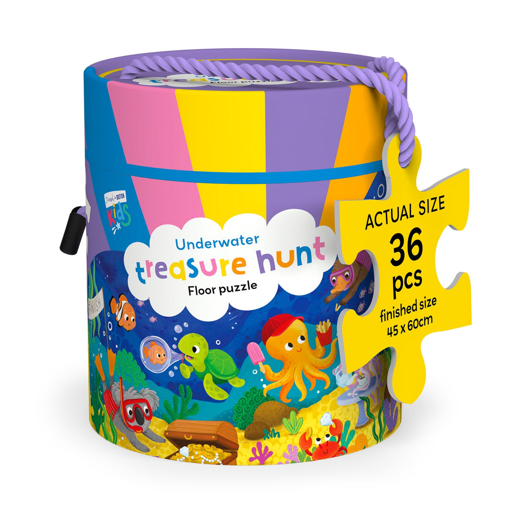 Kids 36pc Floor Puzzle: Underwater Treasure Hunt