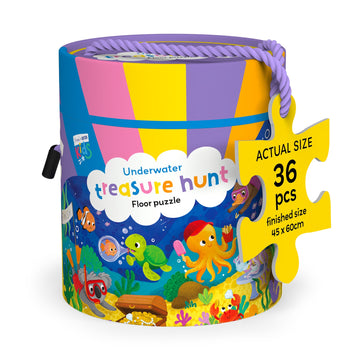 Kids 36pc Floor Puzzle: Underwater Treasure Hunt