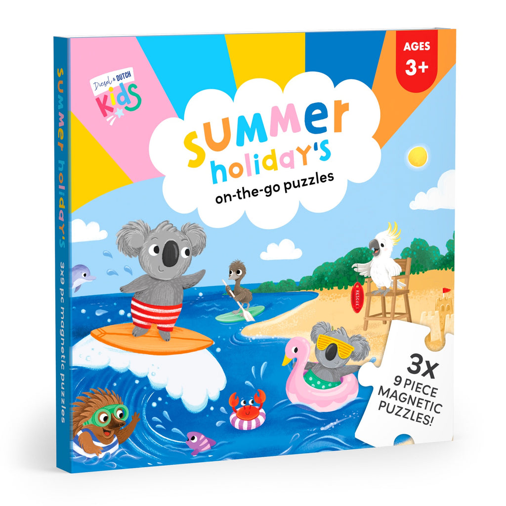 Kids On The Go Magnetic Puzzles: Summer Holidays
