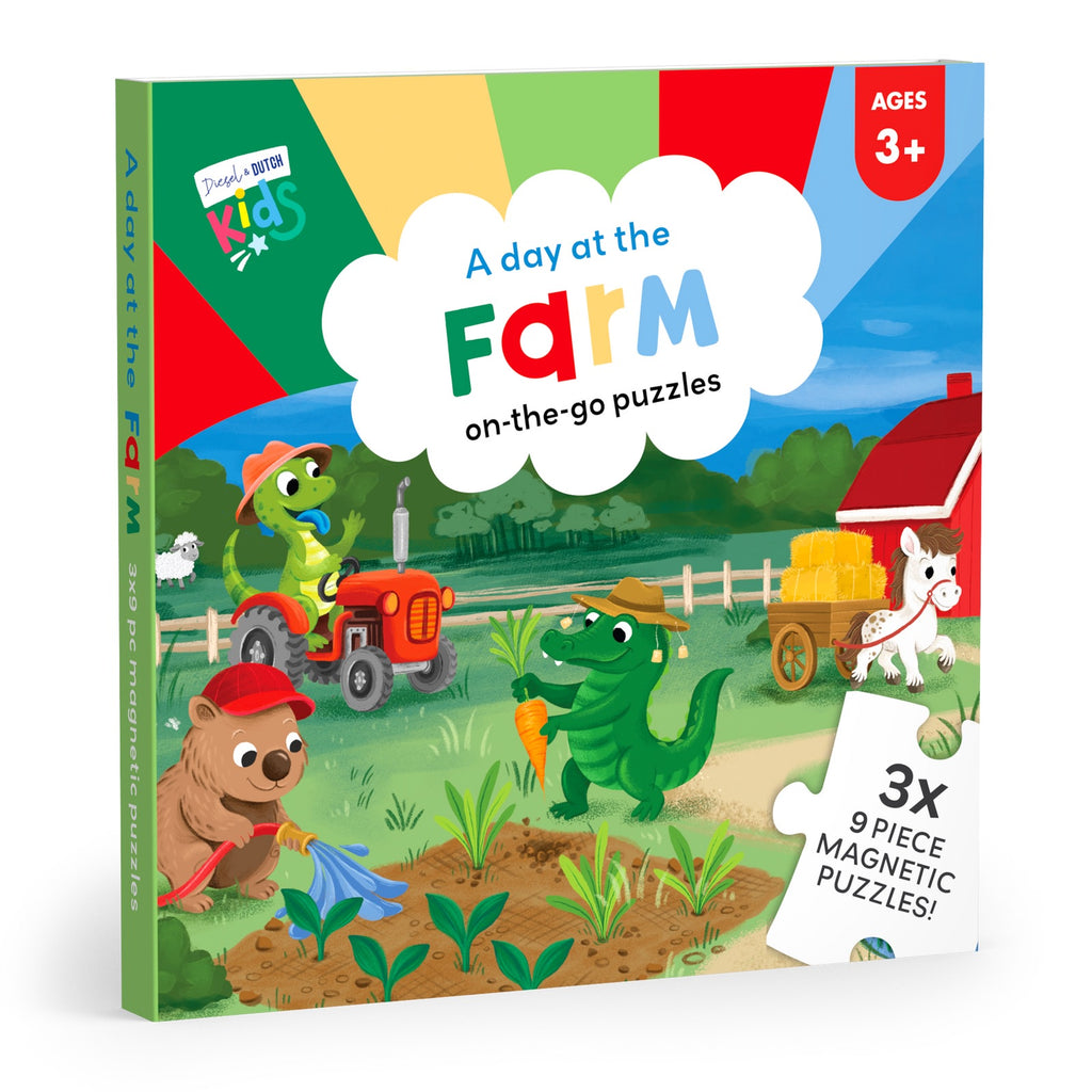 Kids On The Go Magnetic Puzzles: On The Farm