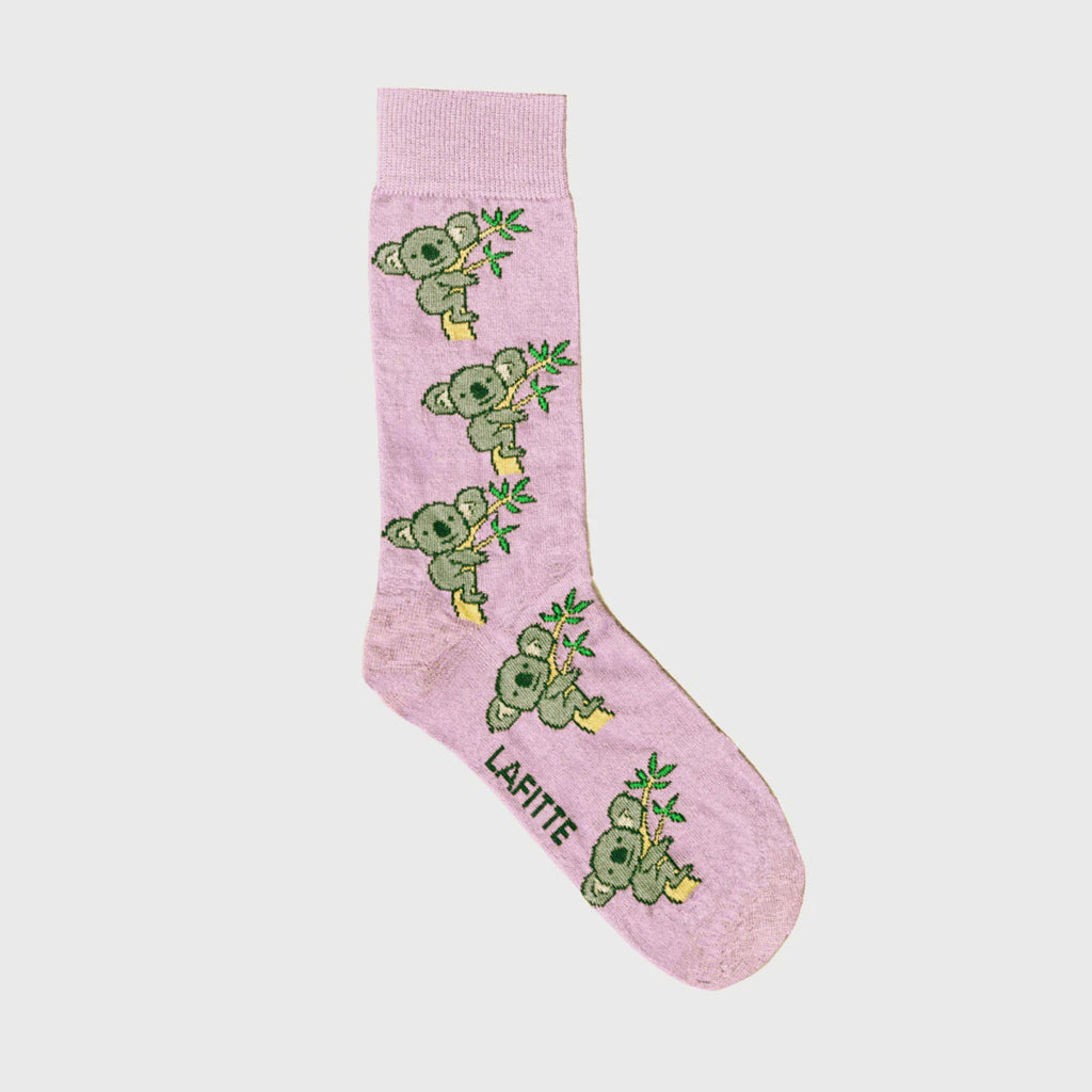 Koala Sock Pink