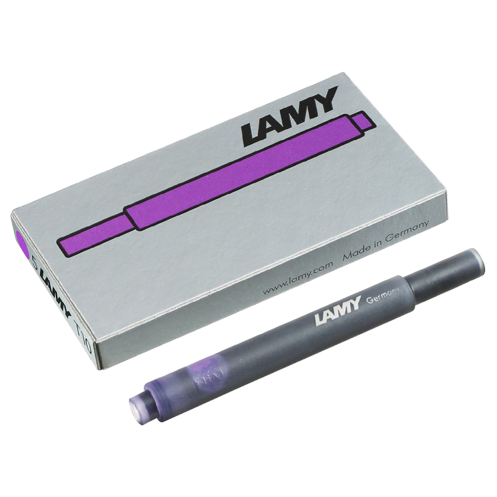 LAMY - T10 Fountain Pen Ink Cartridges - Pack of 5 - Hangsell - Violet