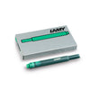LAMY - T10 Fountain Pen Ink Cartridges - Pack of 5 - Hangsell - Green