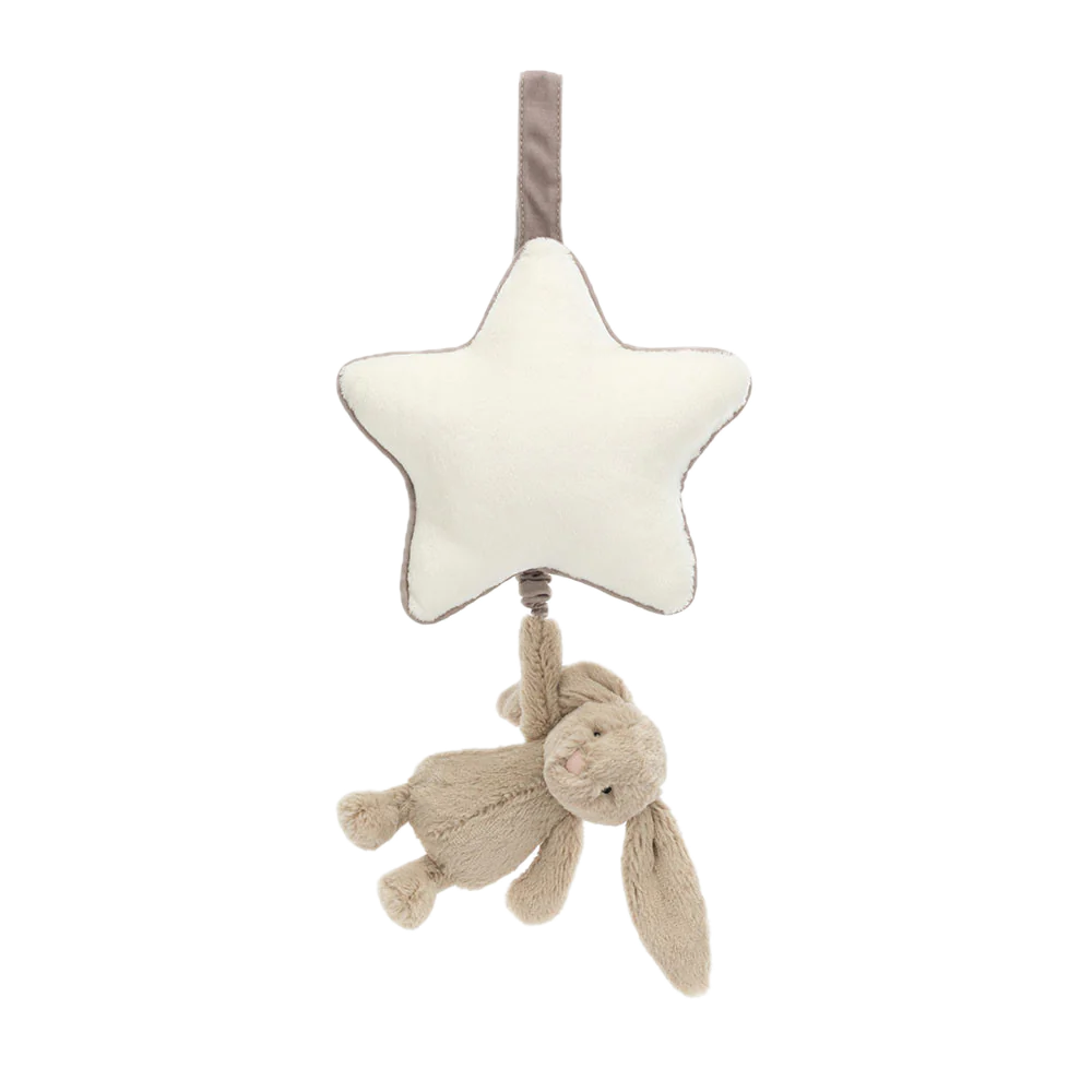 Musical Pull Bashful Beige Bunny