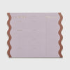Meal Planner Notepad with Magnets - Lilac & Nutmeg