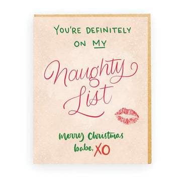 Definitely on MY Naughty List