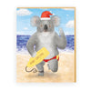 Koala + Santa Hat