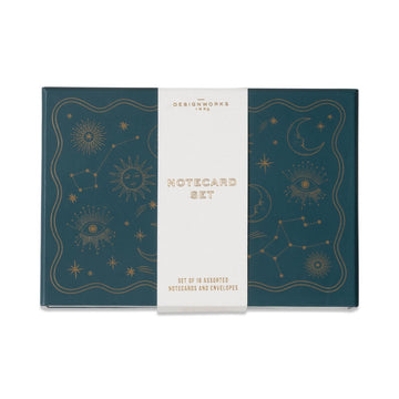 Credit Celestial Notecards - Set of 16 Assorted