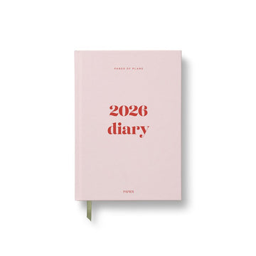 Papier - 2026 A5 Planner - Hard Cover - Weekly - Joy Pink