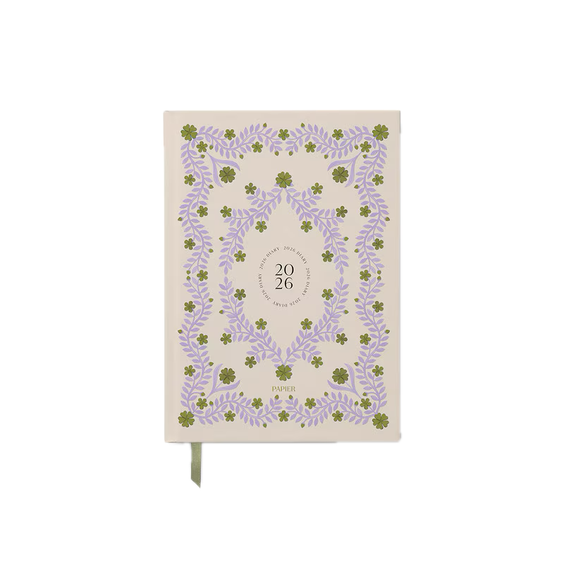 Papier - 2026 A5 Planner - Hard Cover - Weekly - Italian Summer Dusty Sage