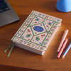 Papier - 2026 A5 Planner - Hard Cover - Daily - Quilted Daydreams Bright Blue
