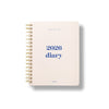 Papier - 2026 Planner Spiral With Stickers - Soft Cover - Weekly - Joy Off White