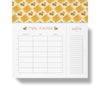 Papier - Meal Planner - Orange Check