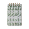 Tulip Twin Wire Notepad - Green Vine